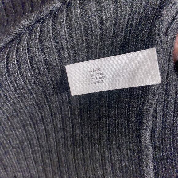 GAP MATERNITY Gray XS Wool Blend Cowl Neck LongSleeve Ribbed Sweater Fall Winter - Picture 6 of 6